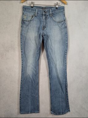 Cinch Carter Relaxed Straight Fit Jeans Men's Size 32x38 Light Wash Western